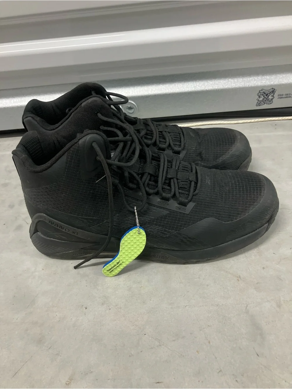 Reebok Nano X1 Adventure Men’s Work Boots Size 11.5 Black Mid Cut RB3484
